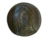 Signed Pierre-Jean David bronze Napoleon plaque