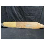 Vintage wood half propeller
