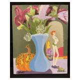 Signed oil on canvas painting by Elbert Price