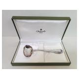 Christofle Paris silver plate spoon with the n