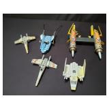 Group of Star Wars toys