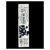 Rare 1964 Beatles ticket.