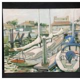 Oil on canvas painting by Elbert Price