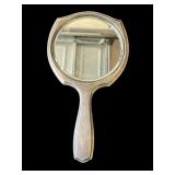 Sterling silver hand mirror