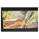 Signed oil on canvas painting by Elbert Price