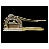 Antique 1800s cast iron tobacco cutter