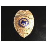 Vintage Community Alert Patrol Commander Badge