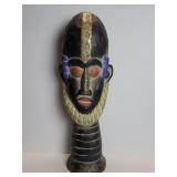 Vintage African carved wood tribal sculpture