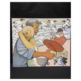 Oil on canvas painting by Elbert Price