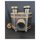Vintage radioptican postcard projector