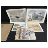 5 aviation poster prints and lithographs the