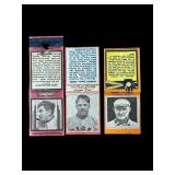 1930s diamond baseball player match books.