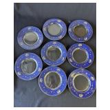 Lot of vintage glass plates