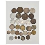 30 foreign coins