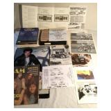 Collectibles, ephemera, scripts, music, cars,