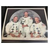 Vintage NASA photoprints some with live signatures