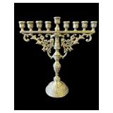 Hanukkah metal menorah