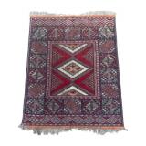 Vintage hand woven Turkish rug