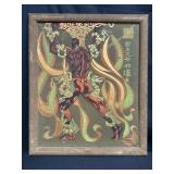 Vintage mixed media on canvas