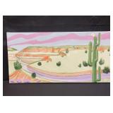 Oil on canvas painting by Elbert Price