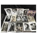 Group of signed celebrity photos