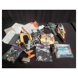 Group of star wars toys