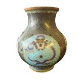 Vintage cloisonnï¿½ enamel vase