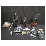 Group of Star Wars toys