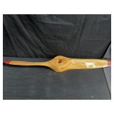 Vintage wood airplane propeller
