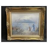 Signed D. Lennox oil on canvas