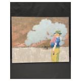 Oil on board panting by Elbert Price