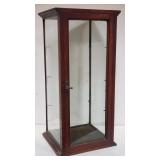 Baughan & Co. mahogany display cabinet