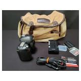 Nikon D70 digital camera with charger and soft