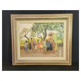 Luigi Pellerino 1958 oil board