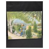 Signed oil on canvas painting by Elbert Price