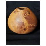 Larry Zeidman, Hawaii, hand turned wood vase