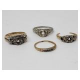 14k-18k gold rings- no stones