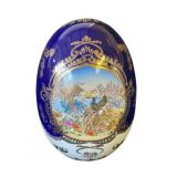 Large Limoge porcelain egg