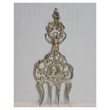 Antique silver Rococo revival style serving fork