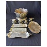 Lot of Sheffield silver plate items