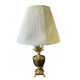 Brass pineapple lamp