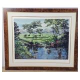 Mark King "Morning Hunt" pencil-signed lithograph