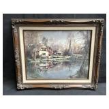 Framed pencil signed print on archival paper