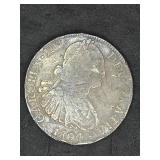 1804 Mexico 8 Reals Silver Coin
