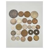 Foreign silver coins and non-silver coins