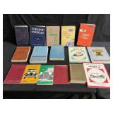 Vintage books box lot