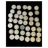 Lot of silver mercury dimes