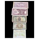 Lot of foreign bank notes