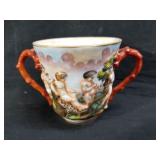 Antique Richard Ginoir Doccia porcelain cup
