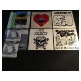 Vinyl records punk rock